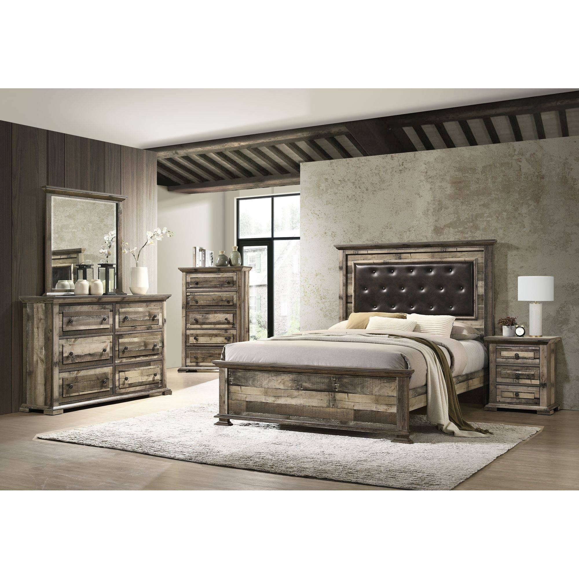 Full Panel Bed in Drift K209229