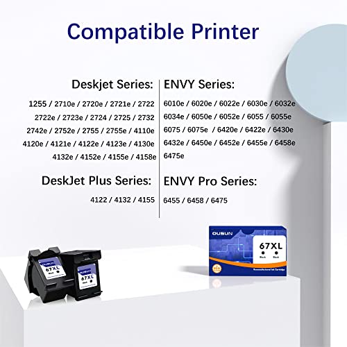 67XL Black/Tri-Color Ink Cartridges (2-Pack) T618366
