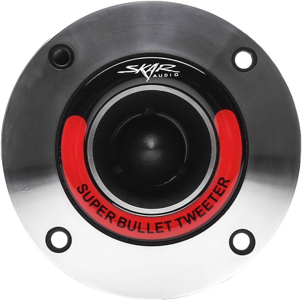 1.75-Inch 400 Watt Aluminum Bullet Super Tweeters, Pair Pack of 2 E668