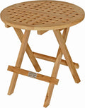 Teak Round Outdoor Folding Picnic Table A3064