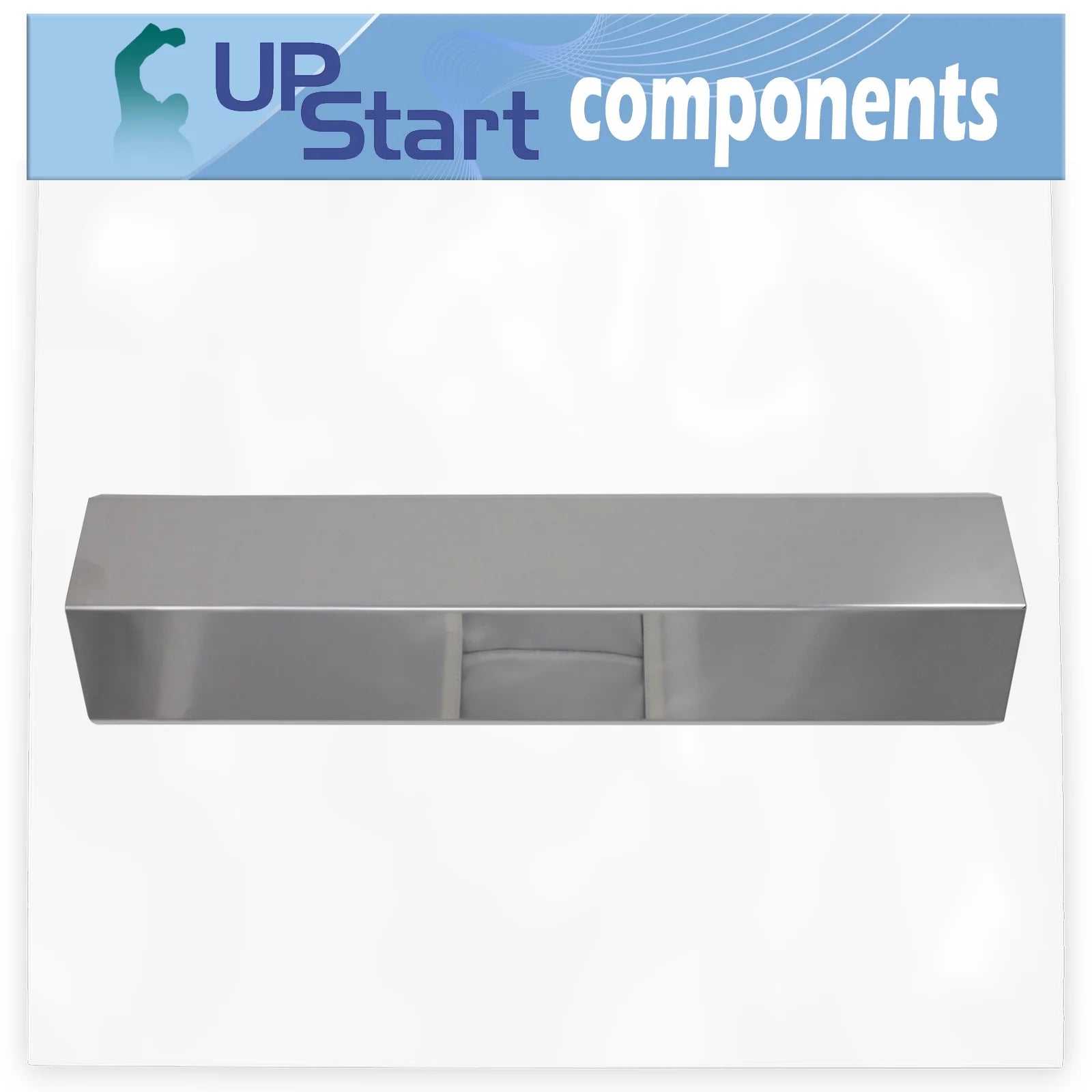 3-Pack Stainless Steel BBQ Grill Heat Shield Plate Replacement Parts 15" J174892