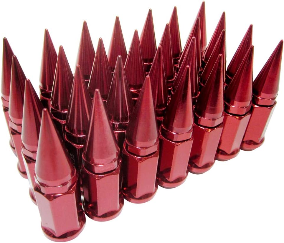 32 pc Extended Spike Lug Nut M12x1.25 Conical Seat Hex 3/4 M554165