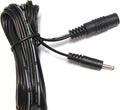 2.1mm x 5.5mm DC Plug Extension Cable, 15 Feet, Pack of 2 R550