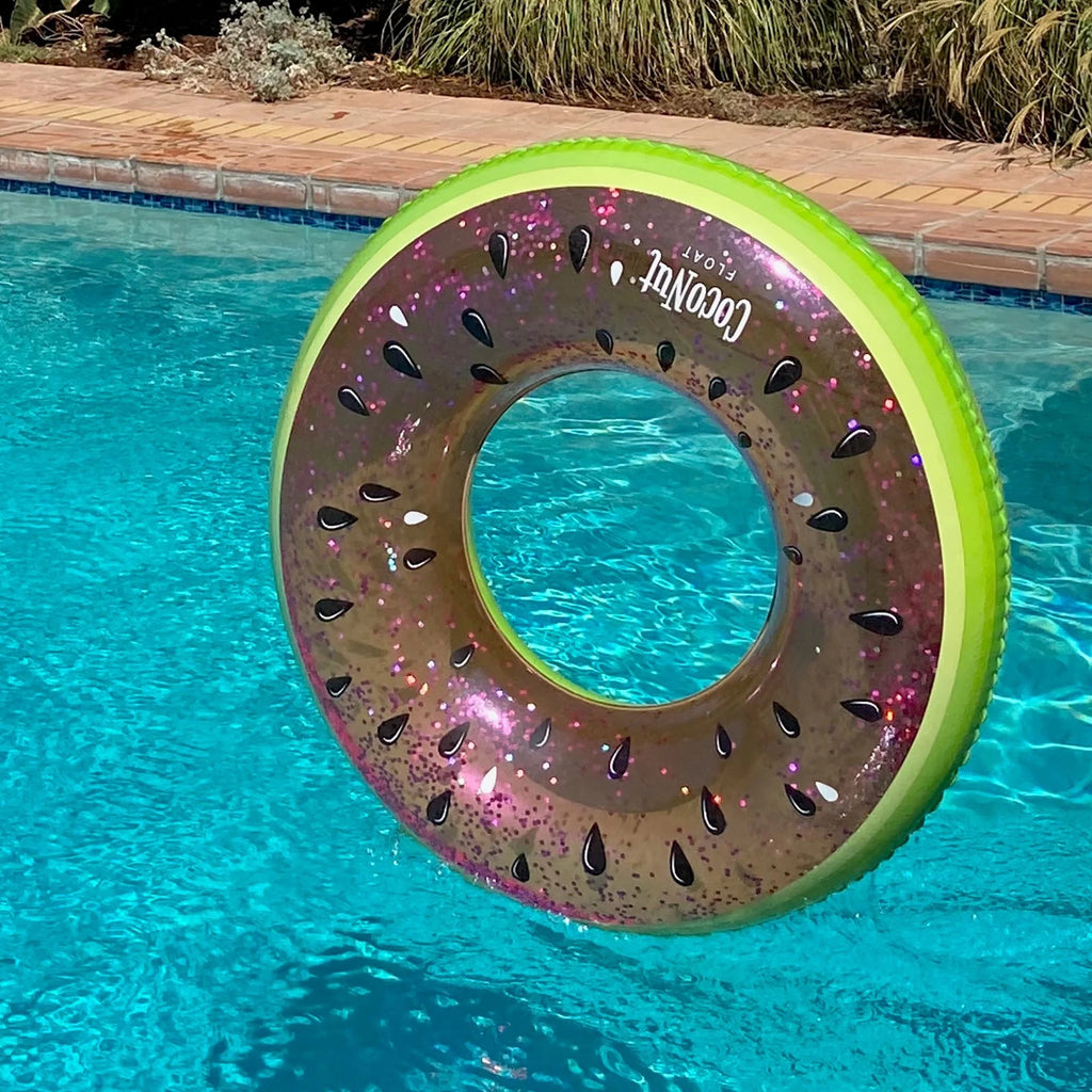 Juicy Watermelon Glitter 42" x 42" Inflatable Pool Float S6946