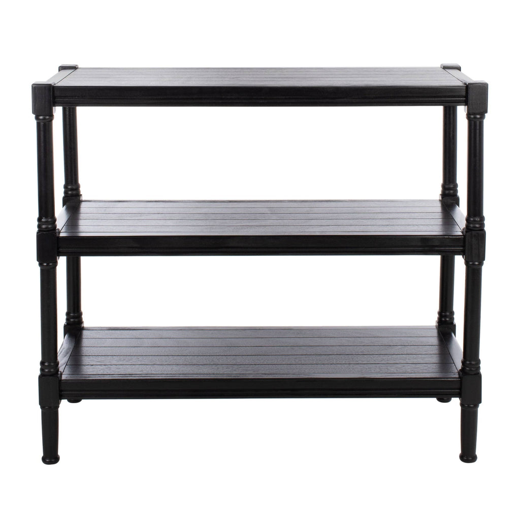 Black 3-Shelf Console Table A18995