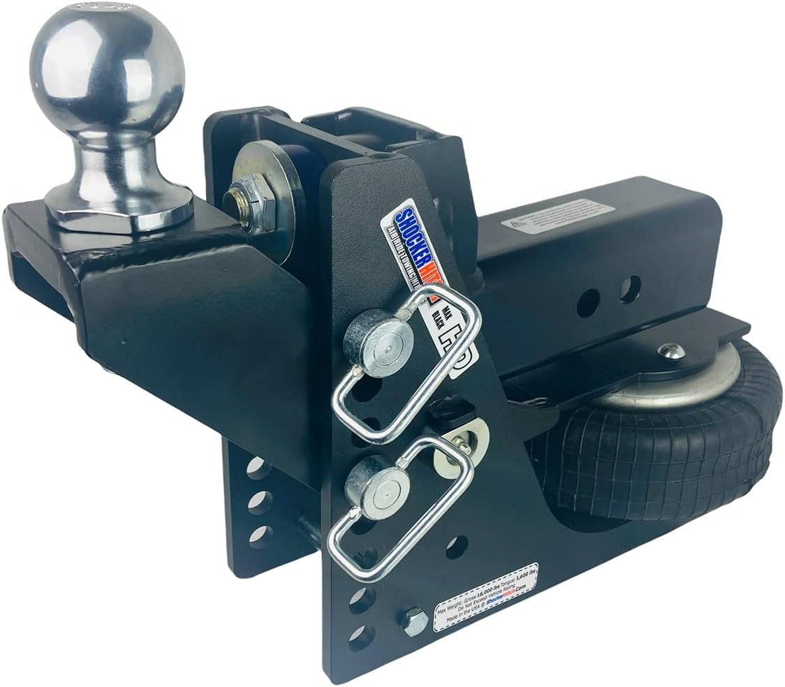 Black Air Hitch & Raised Ball Mount V608718