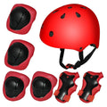 7 Pcs Kids Safety Helmet Knee Elbow Pad Sets E1703
