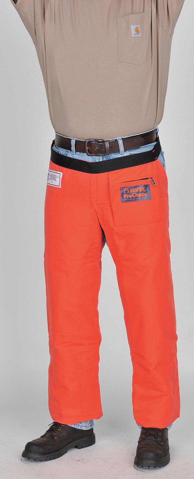 Orange Nylon Chain Saw Chaps W528977