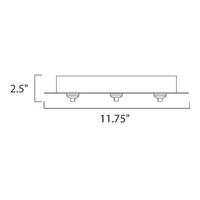 Polished Chrome 3-Light Canopy I638264