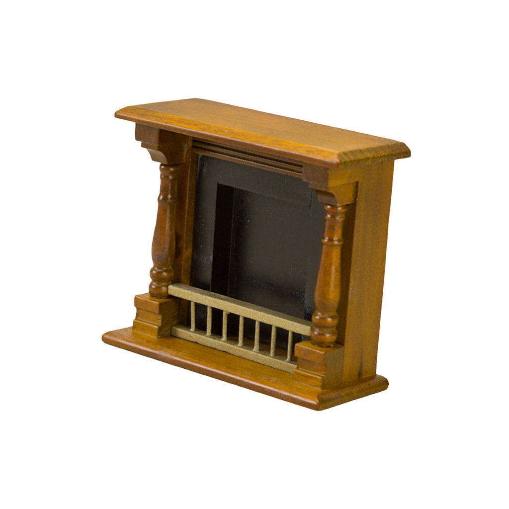 1/12 Scale Wooden Dollhouse Fireplace Toy S842506