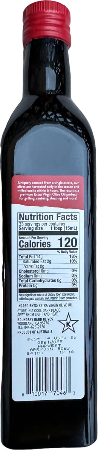 16.9 Fl Oz Cold Pressed Extra Virgin Olive Oil R19914