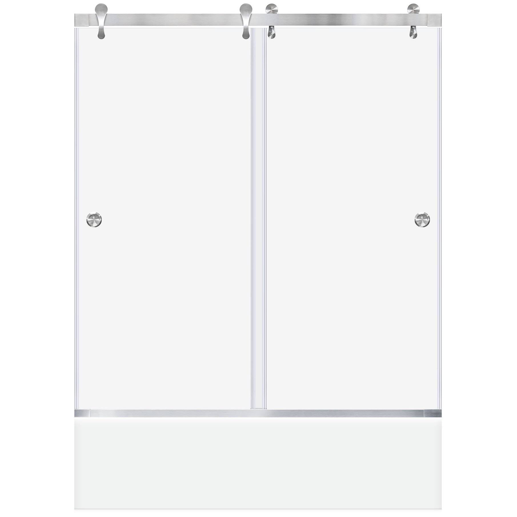 60 x 62 Bypass Frameless Tub Door Y692060
