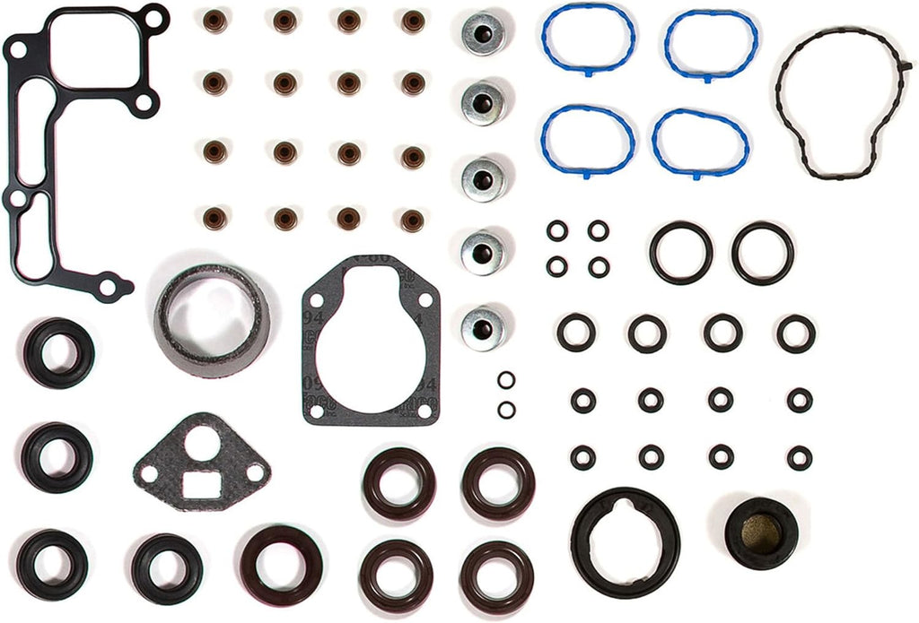 Full Gasket Set Head Bolts Intake Exhaust Valves for 1.7L Honda Civic D17A1 K459