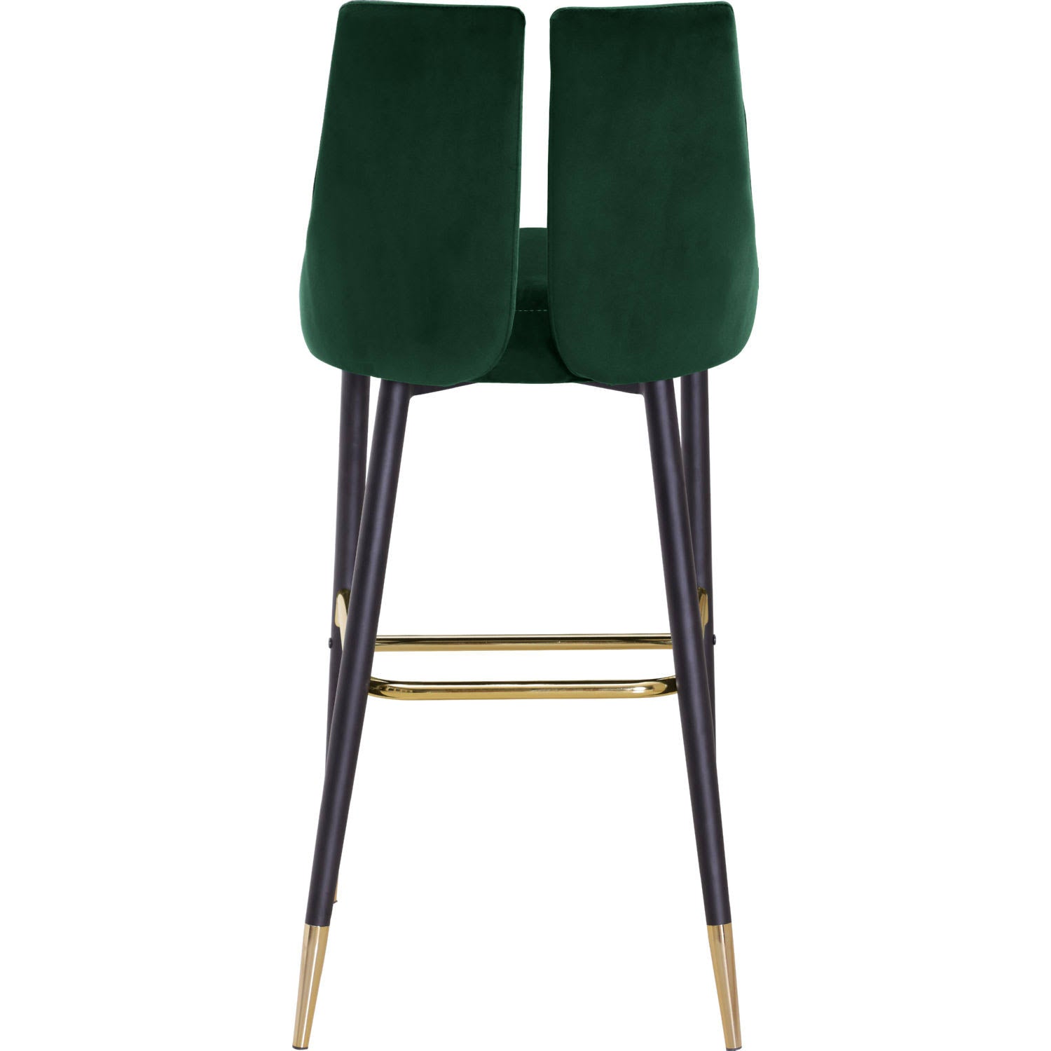 Green Velvet Stool Set of 2 R6701