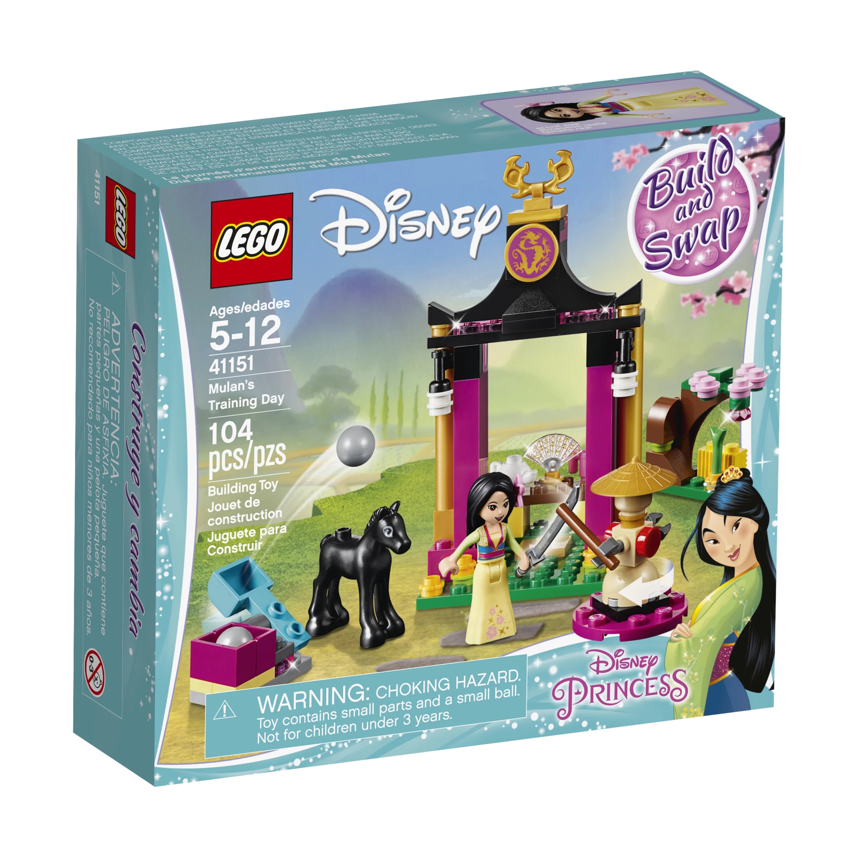 LEGO Disney Princess Mulan's Training Day 41151 (104 Pieces) F436455