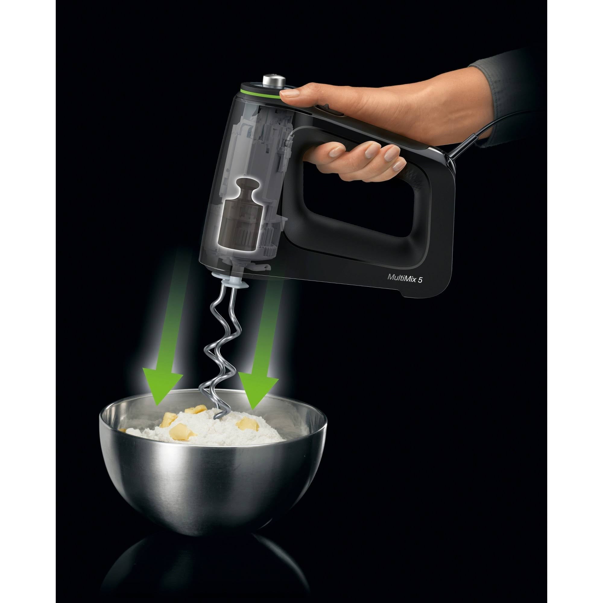Black Plastic Hand Mixer D8150