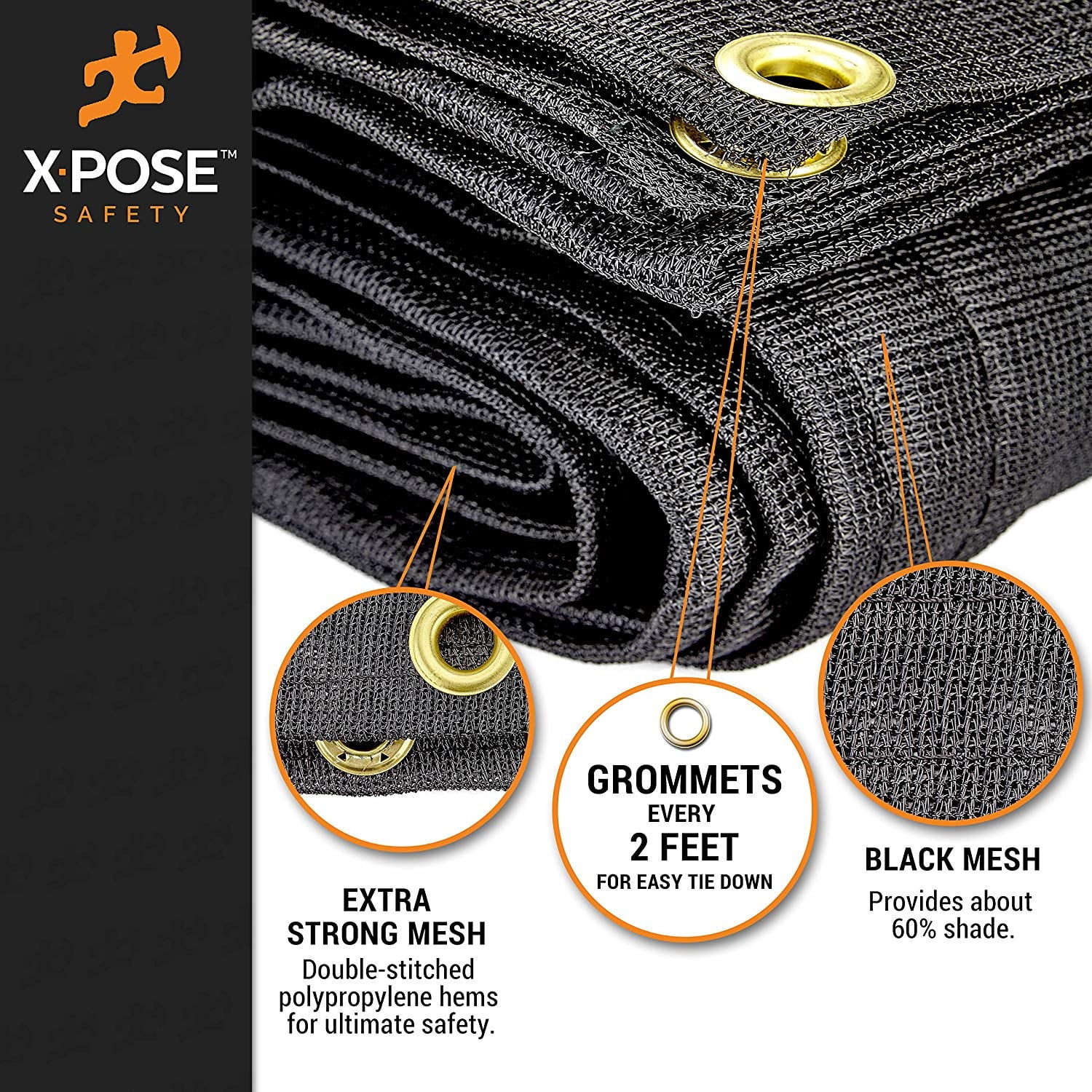 Heavy Duty Mesh Tarp 10’ x 14’ Black D92415