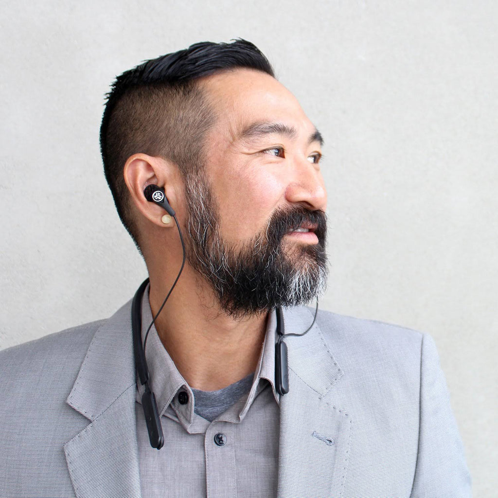 Black Wireless Active Noise Canceling Earbuds H894192