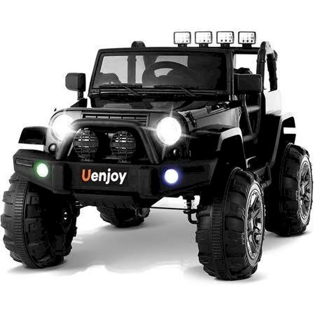 12V Electric Ride on Cars SUV 2 Speed Black Z810669