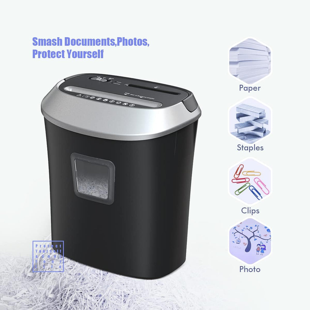 12-Sheet High-Security Cross-Cut Paper Shredder with Large Wastebasket, Pack of 2 C7113