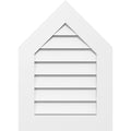 Peaked Top Surface Mount PVC Gable Vent R6510