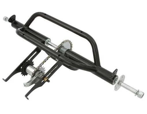 Black Trike Conversion Kit for 20 inch Bicycle with Two 20 inch Steel Wheel 36 Spoke A267