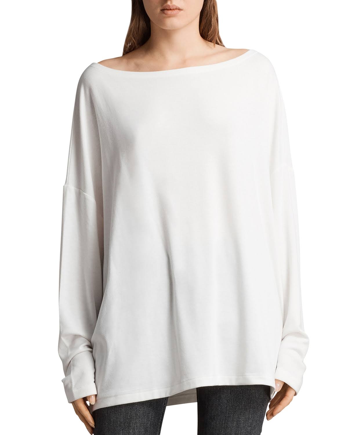 Oversized Tee Chalk White E973