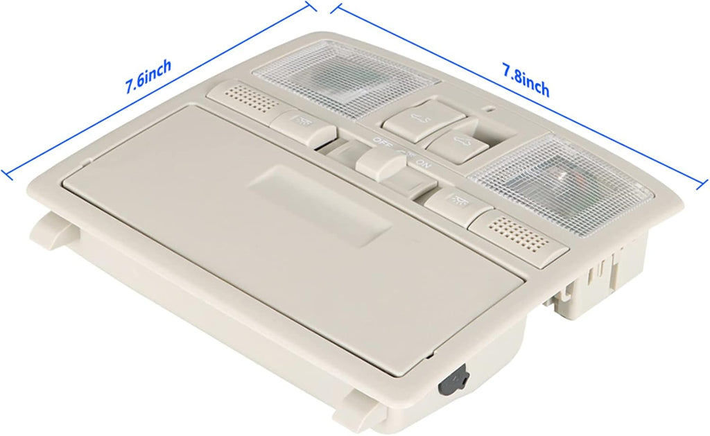 Gray Overhead Console Reading Light with Sunroof Switch H290368