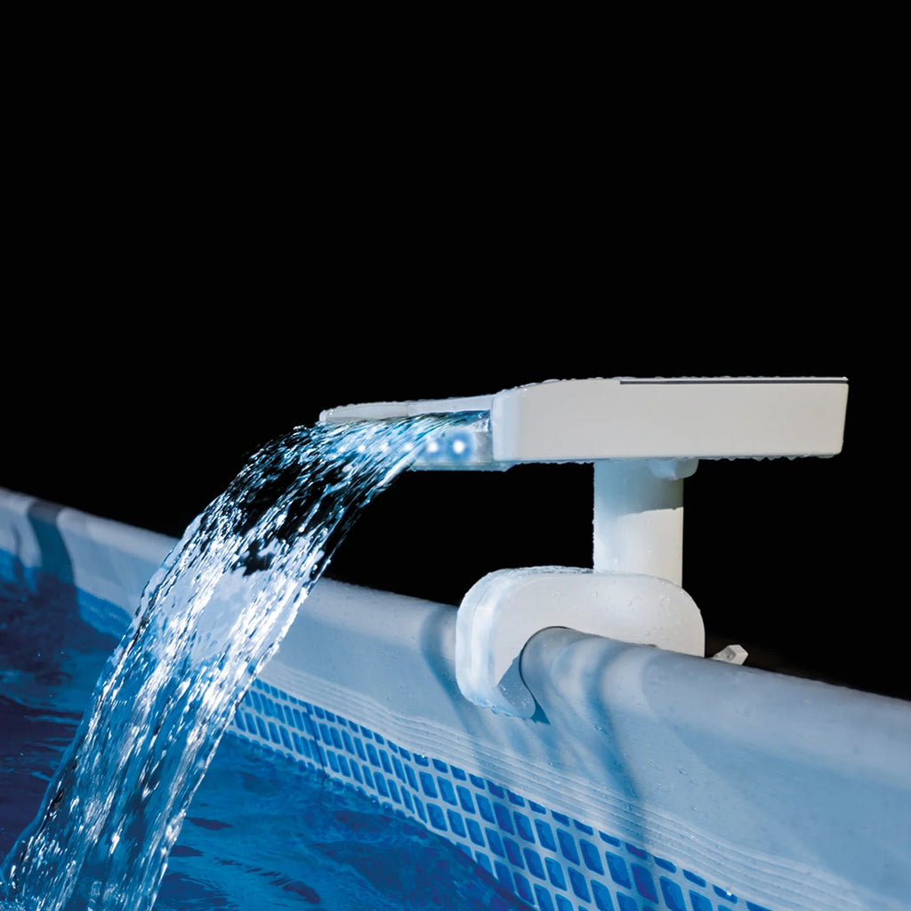 Multi-Color LED Waterfall Cascade for Above Ground Pool B729