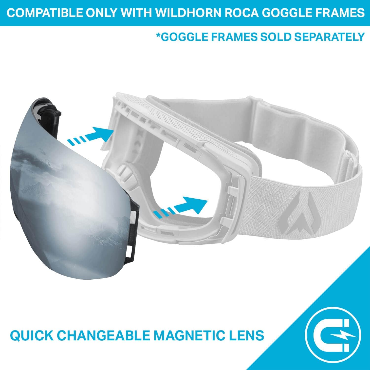 Roca Ski Goggles Frameless Lens Pack of 2 U335770