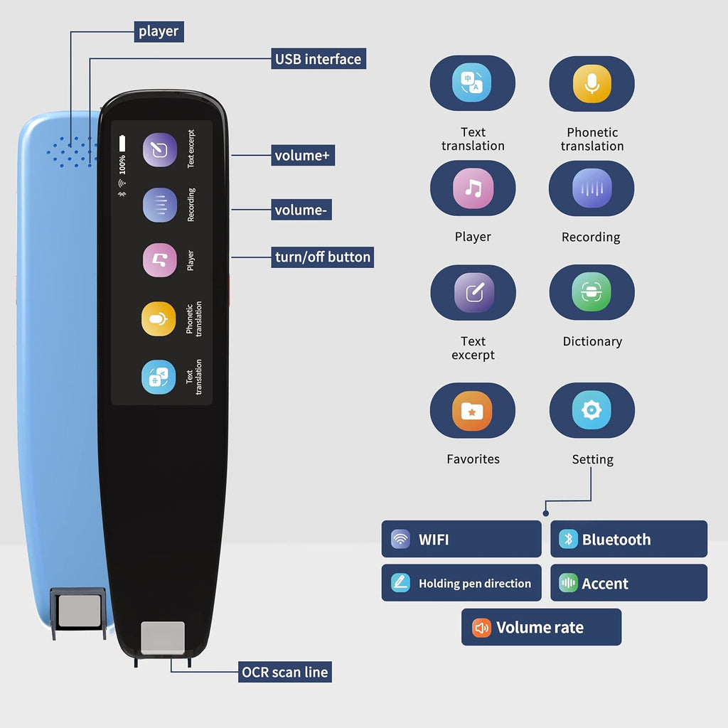 Scanning Pen OCR Digital Reading Pen E102066