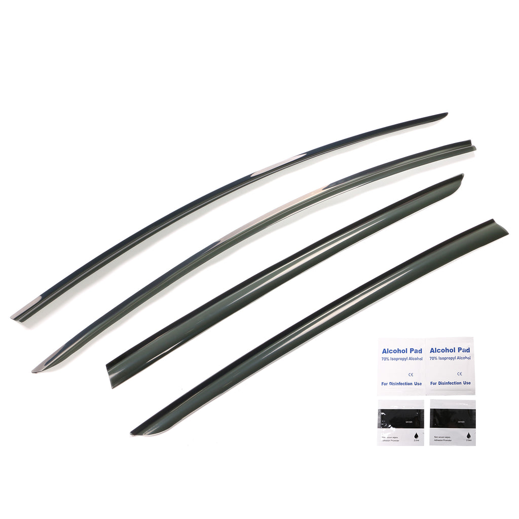 Smoke Acrylic Window Visors 4Pcs Set Q9889