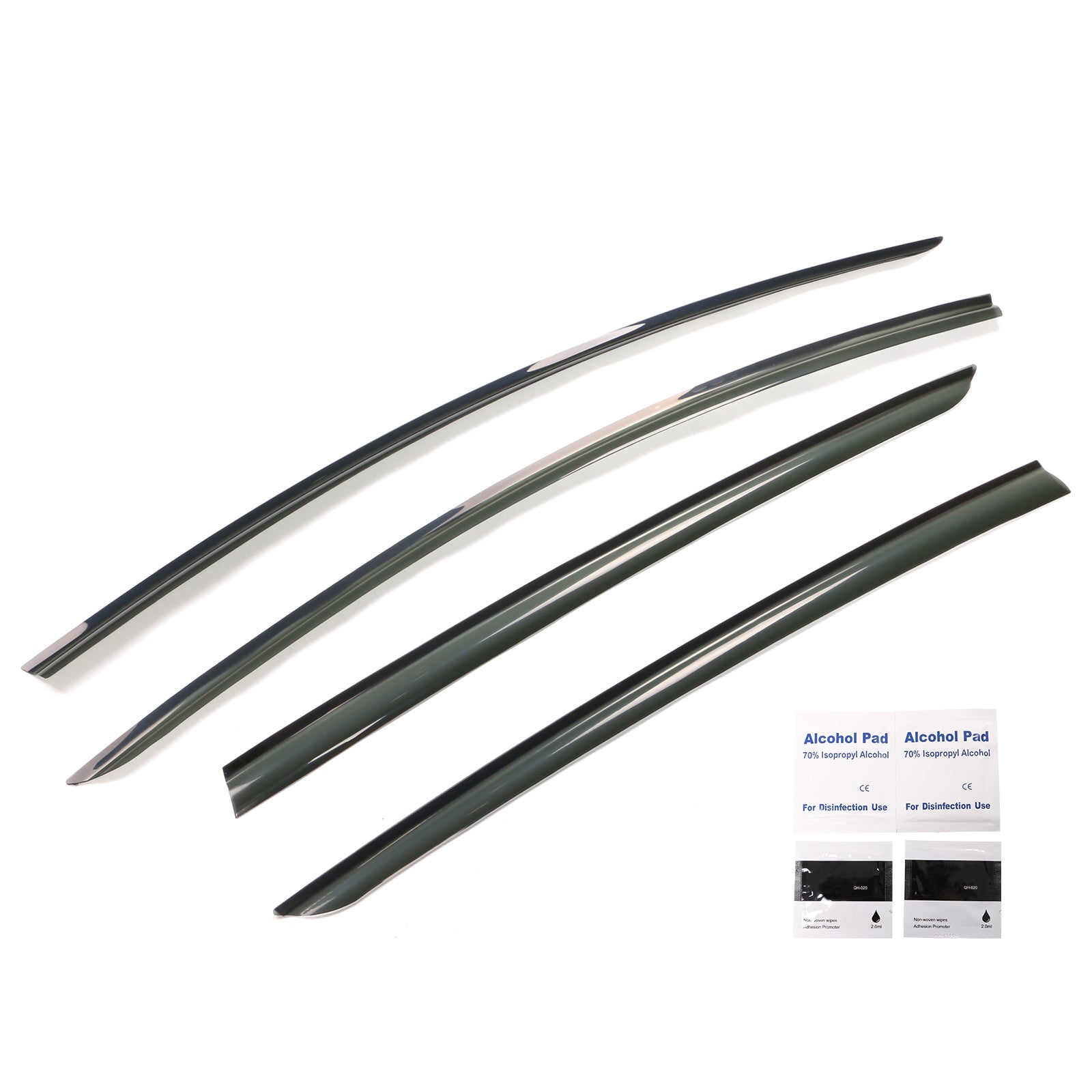 Smoke Acrylic Window Visors 4Pcs Set Q9889