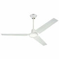 White 56-Inch Three-Blade Indoor Ceiling Fan S5378