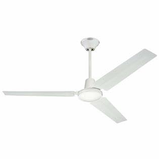 White 56-Inch Three-Blade Indoor Ceiling Fan S5378