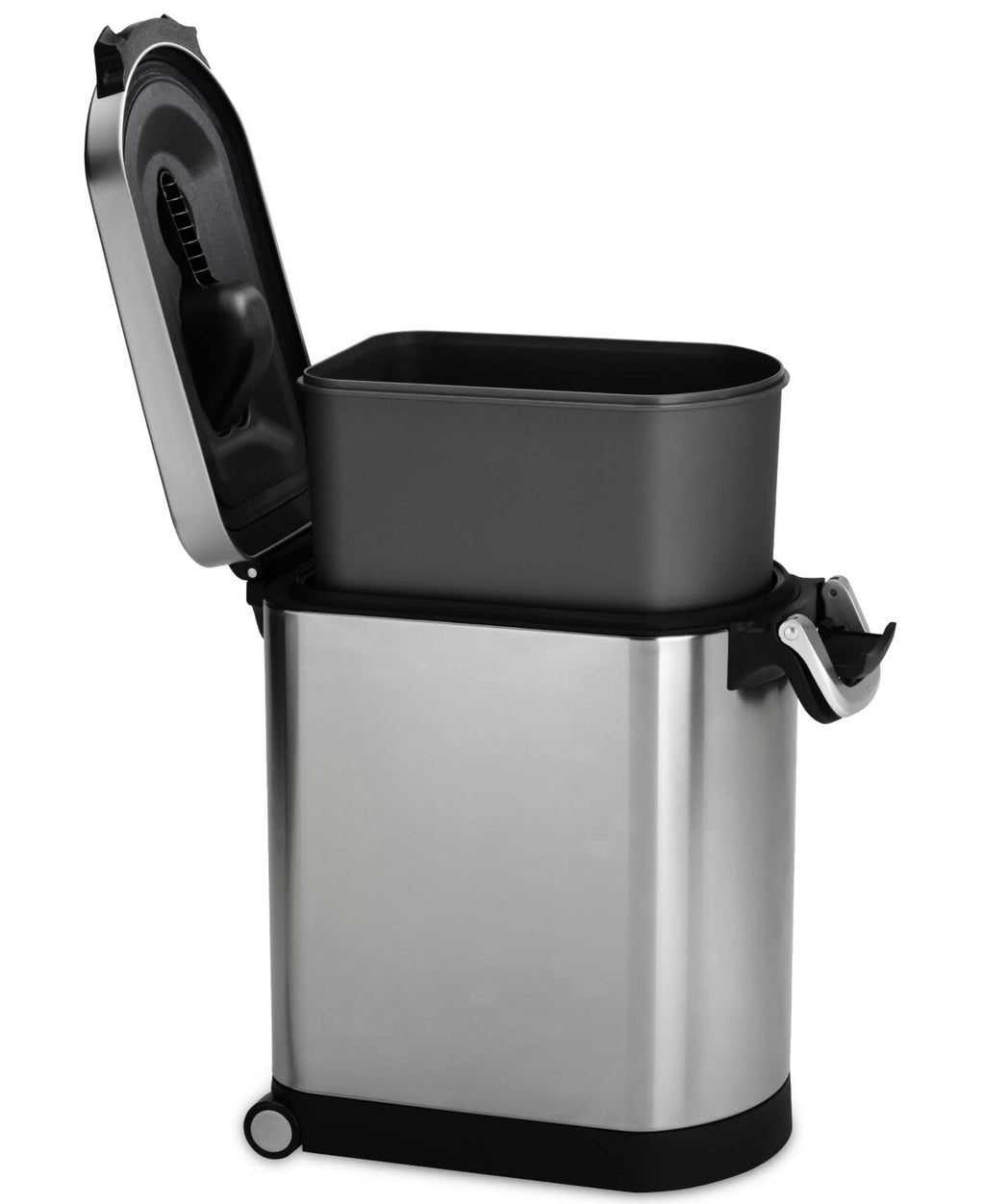 Brushed Stainless Steel Pet Food Storage Can B971151