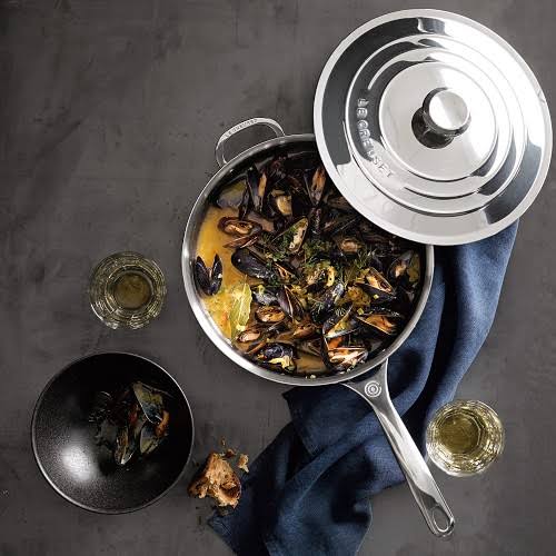 4.5-Quart Stainless Steel Saute Pan with Lid F521568