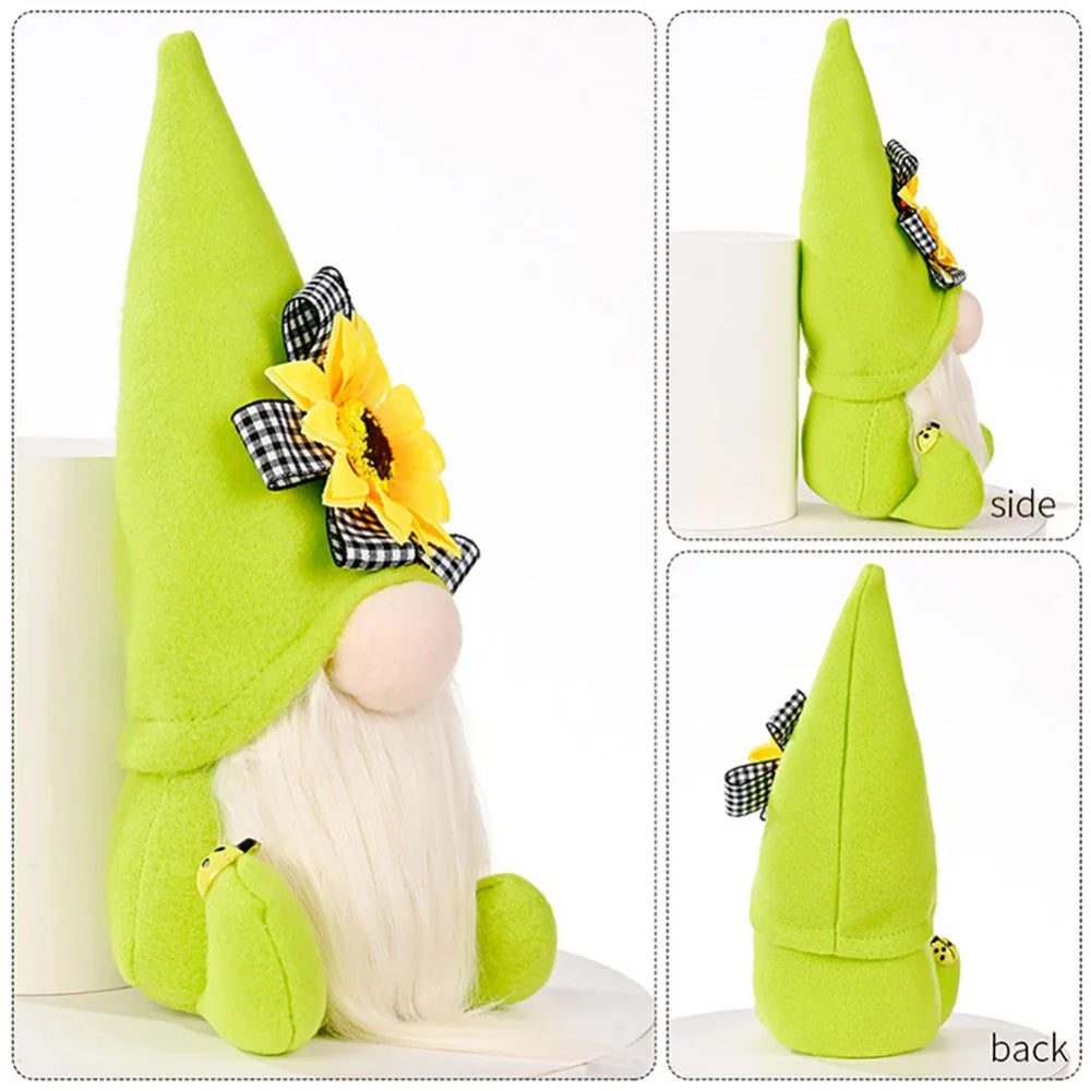 Sunflower Gnome Plush Doll W8919