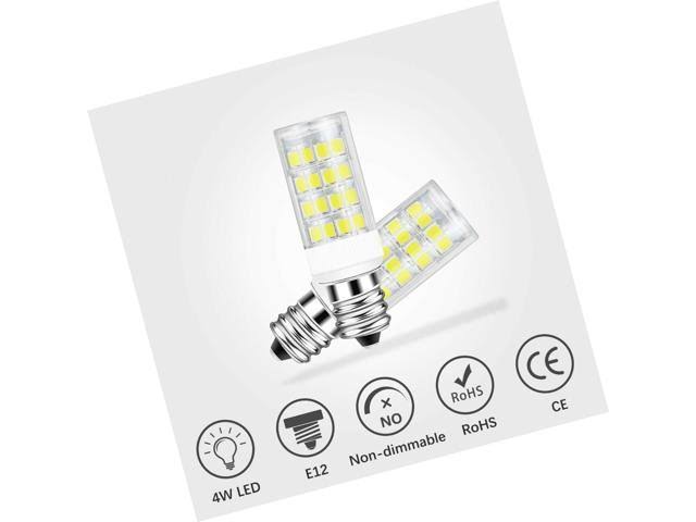 E12 Candelabra LED Bulb 4W Daylight White 6000K T66465