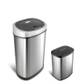 13 Gal 50L & 2 Gal 8L Stainless Trash Can Combo Set V7644