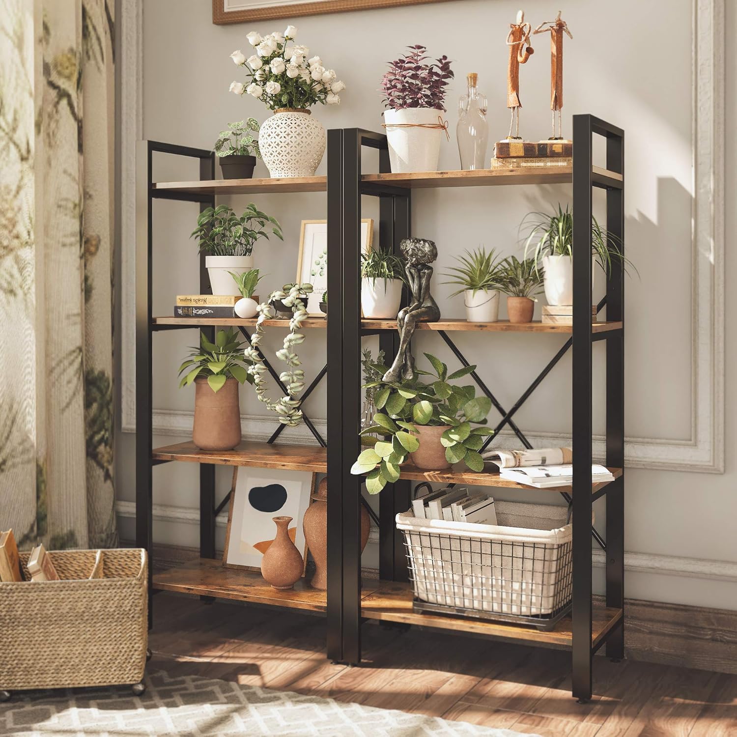 4-Tier Ladder Shelf Bookcase S60092