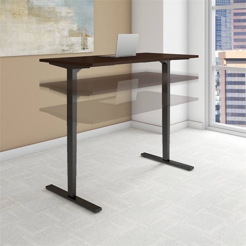 Height Adjustable Desk in Cherry T59036