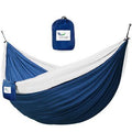 Navy White Double Camping Hammock W984524