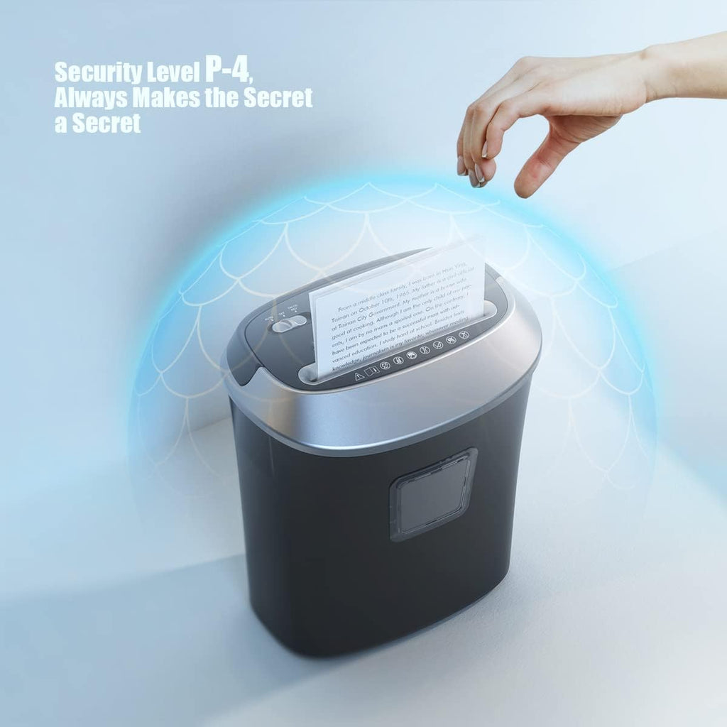 12-Sheet High-Security Cross-Cut Paper Shredder with Large Wastebasket, Pack of 2 C7113