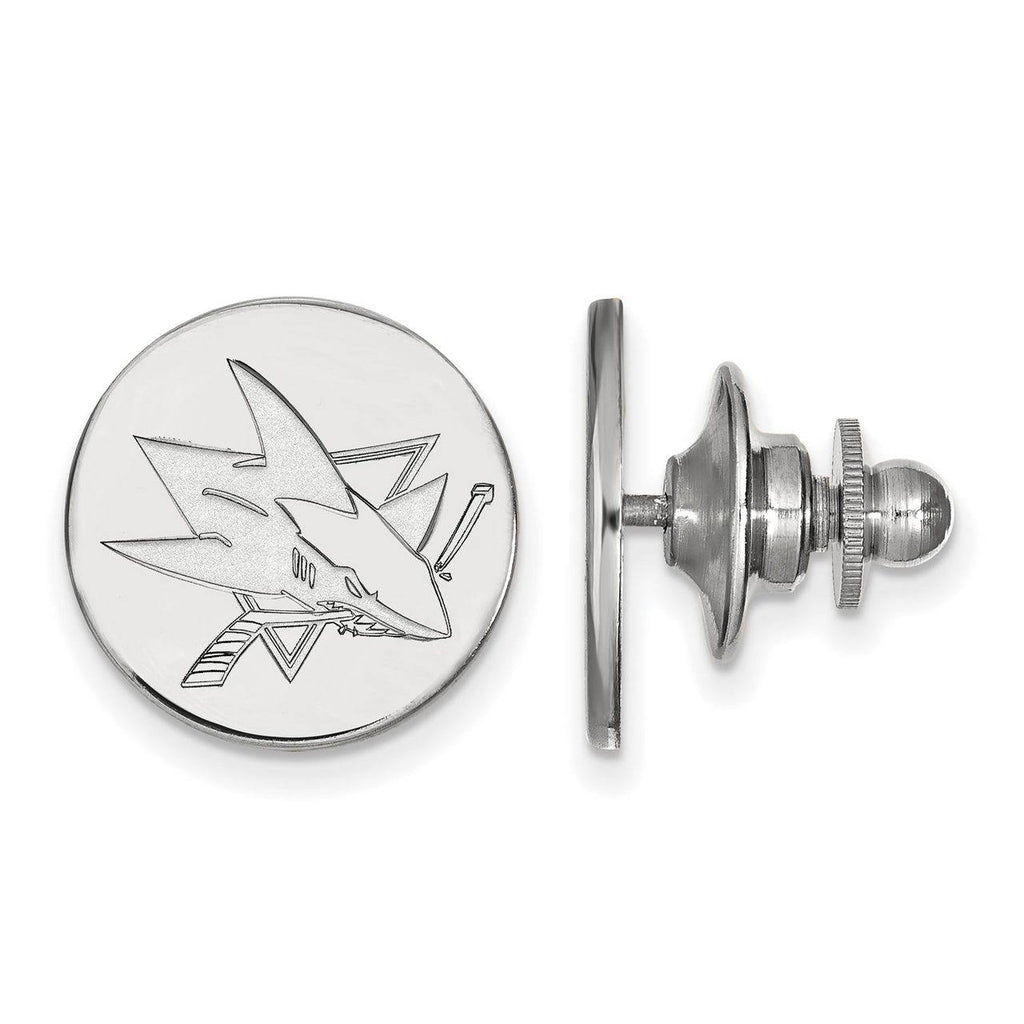 14K White Gold Lapel Pin D598807