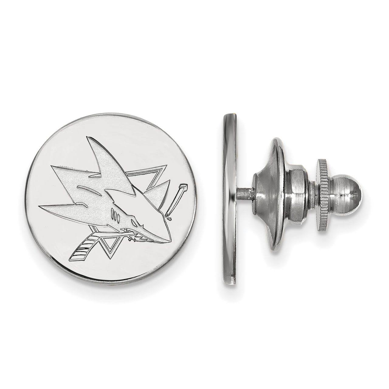 14K White Gold Lapel Pin D598807