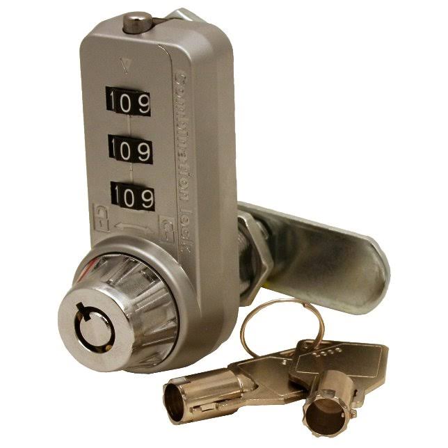 Chrome 3-Dial Lock X776