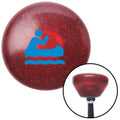Blue Retro Metal Flake Shift Knob with M16 x 1.5 Insert P6218