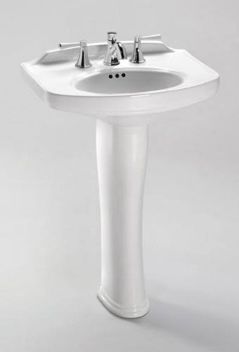 Cotton Pedestal Lavatory W676