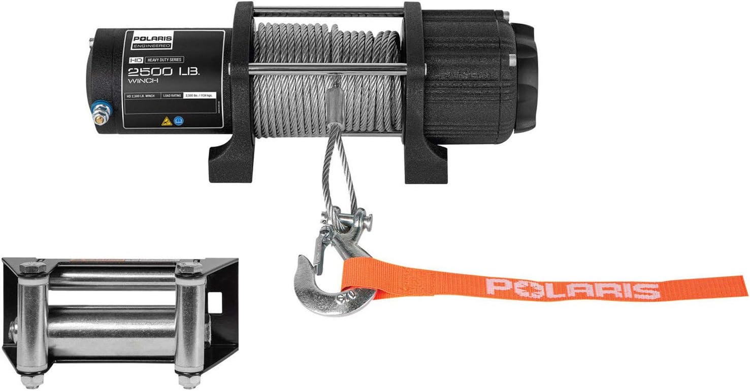 2500-LB Integrated Winch Kit with Steel Cable V4425